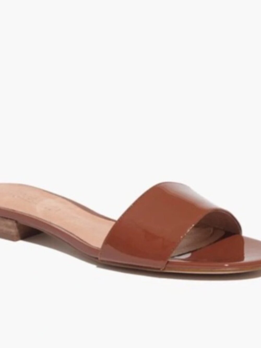 Madewell Caren Patent Leather Slides